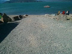 Harrison Lake launch